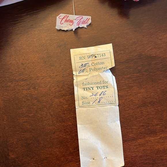 Vintage Tiny Tots Dress New With Tags - Picture 5 of 8